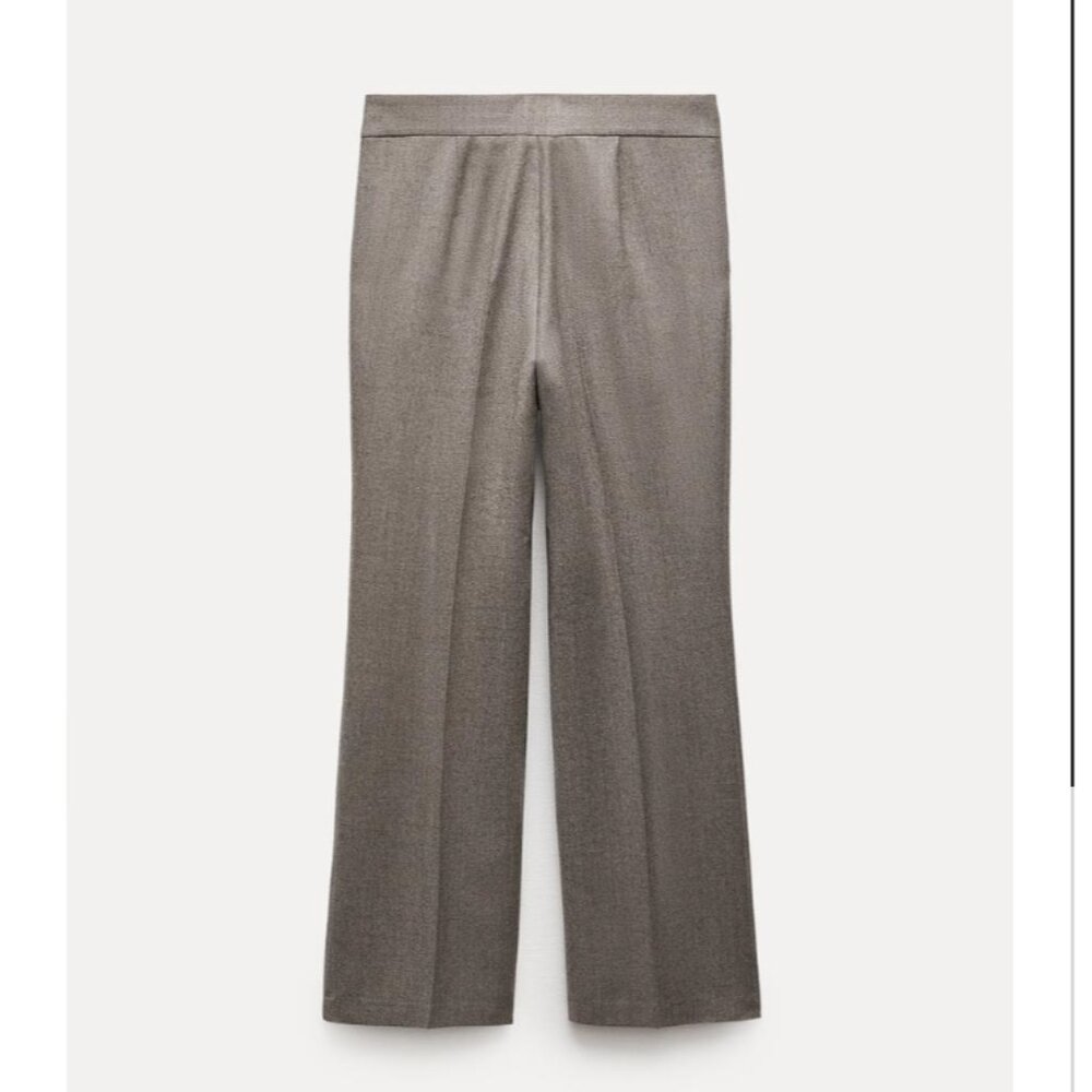 NWT ZARA SUIT DOUBLE BREASTED WOOL BLAZER +STRAIGHT CUT PANTS ZW COLLECTION - Picture 12 of 12
